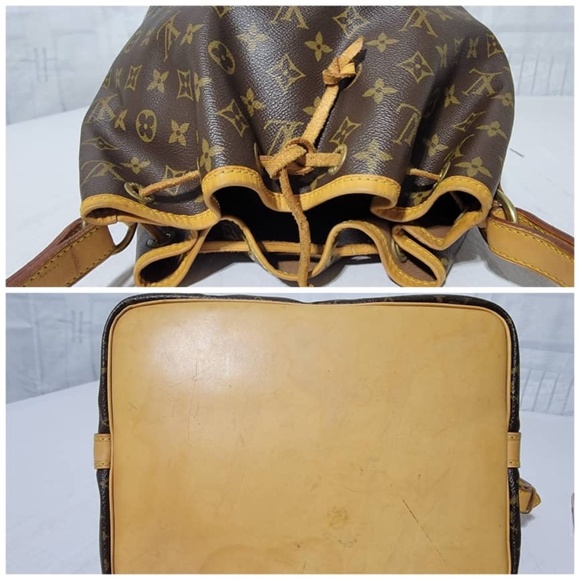 Authentic Louis Vuitton Monogram Petit Noe Drawstring Bucket Hobo Bag - Picture 10 of 13